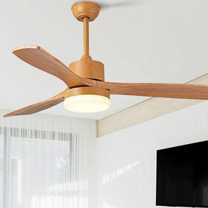 42 inch Wooden Blade LED Ceiling Fan