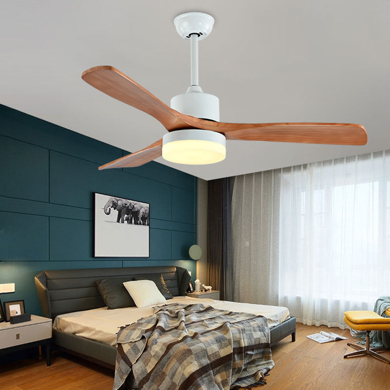 42 inch Wooden Blade LED Ceiling Fan