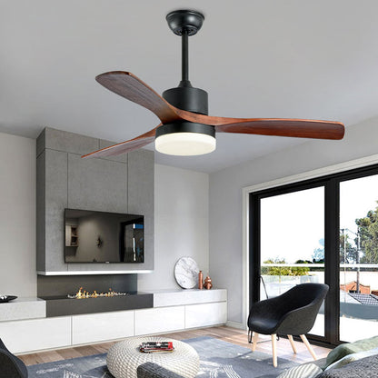 42 inch Wooden Blade LED Ceiling Fan