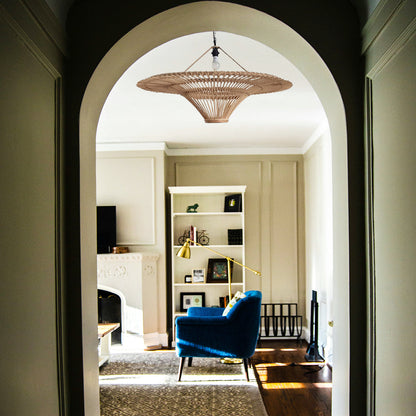Modern Large Rattan Woven Lampshade