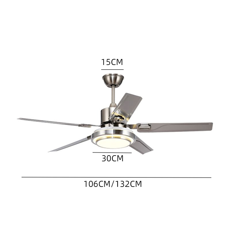 Dual-Halo Ring Light Ceiling Fan