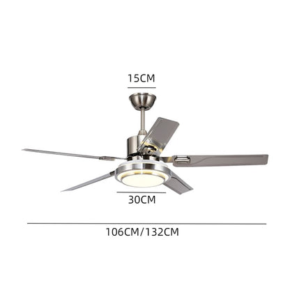 Dual-Halo Ring Light Ceiling Fan