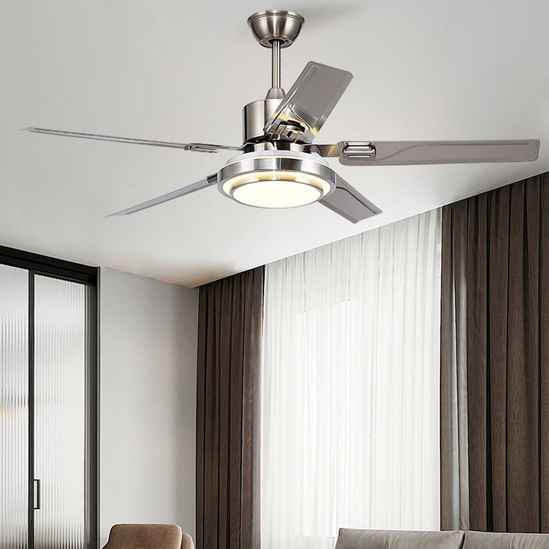 Dual-Halo Ring Light Ceiling Fan