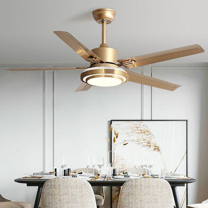 Dual-Halo Ring Light Ceiling Fan