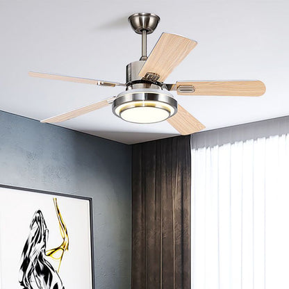 Dual-Halo Ring Light Ceiling Fan