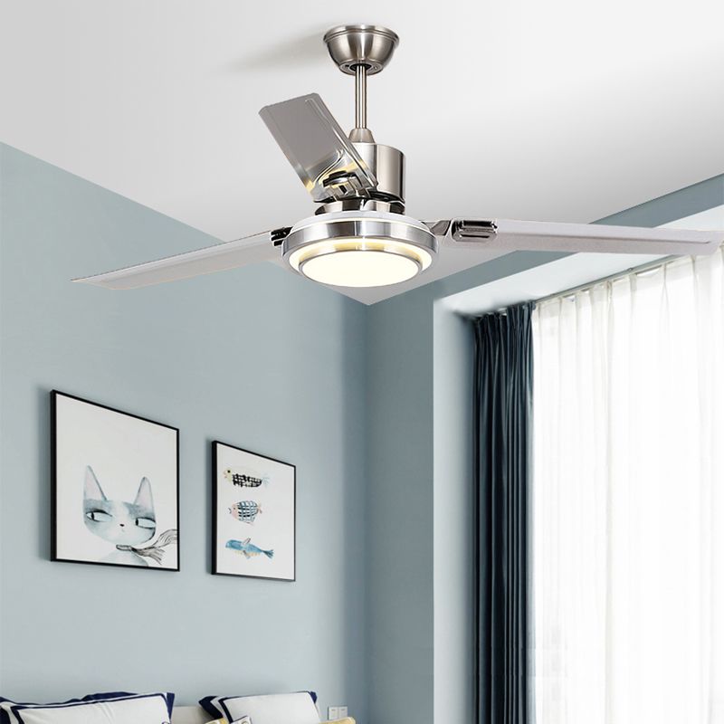 Dual-Halo Ring Light Ceiling Fan