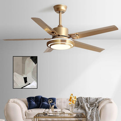 Dual-Halo Ring Light Ceiling Fan
