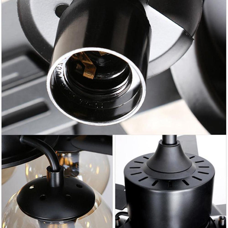Black Vintage 52 inch Ceiling Fan