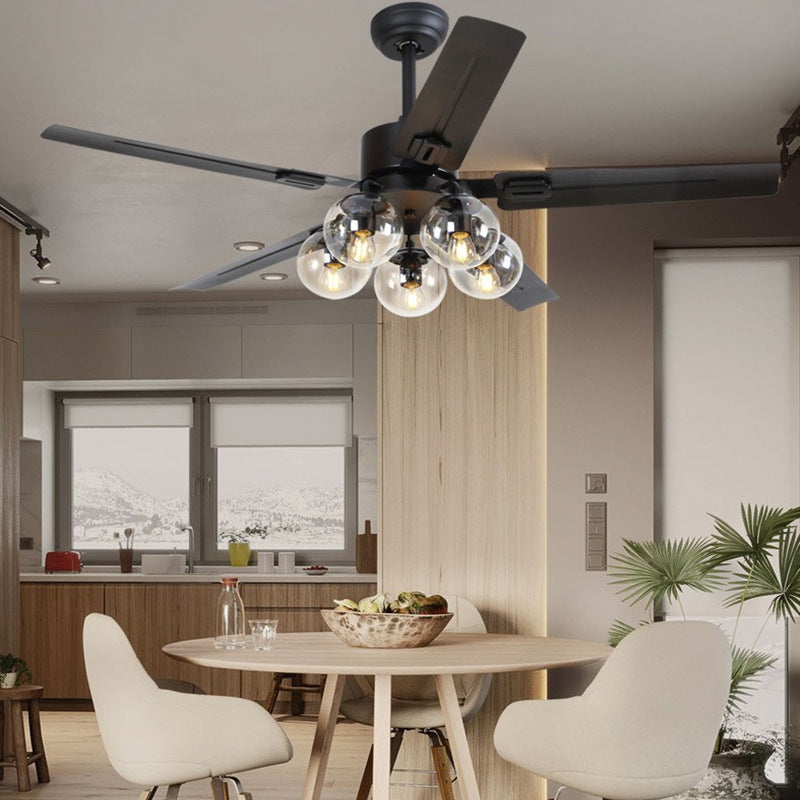 Black Vintage 52 inch Ceiling Fan
