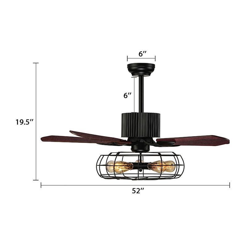 52 inch Caged Industrial Ceiling Fan