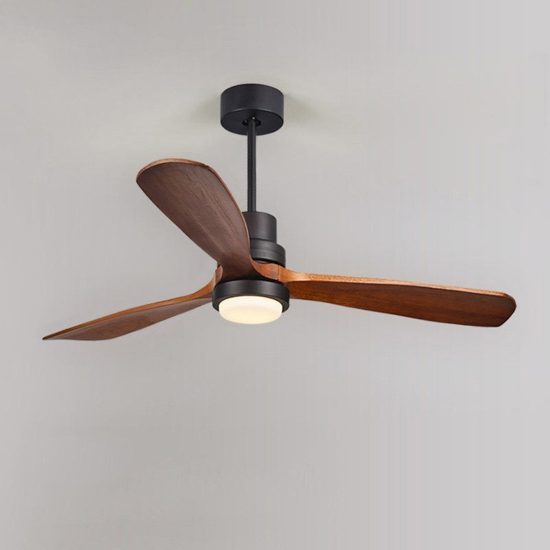 52 inch LED Ceiling Fan with Wood Blades