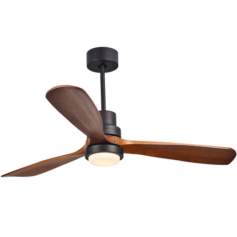 52 inch LED Ceiling Fan with Wood Blades