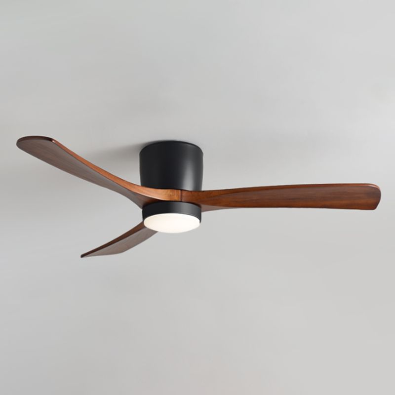 Low Profile Solid Wood Hugger Fan