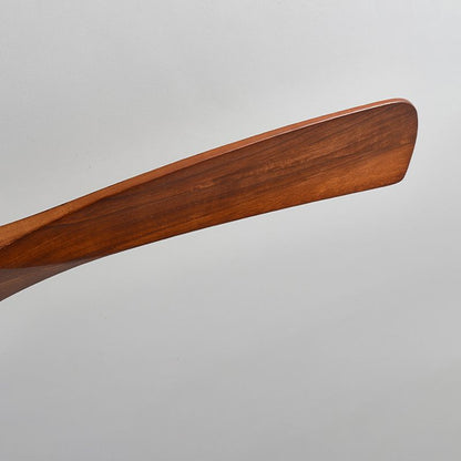 Low Profile Solid Wood Hugger Fan