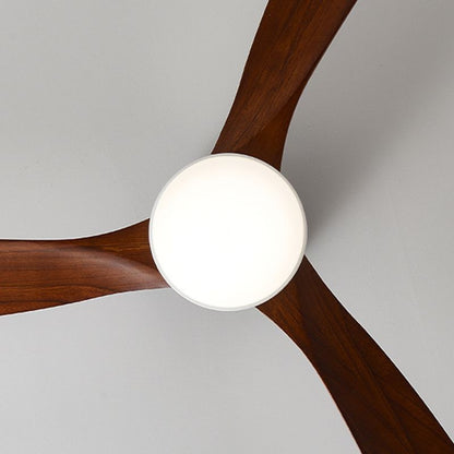 Low Profile Solid Wood Hugger Fan