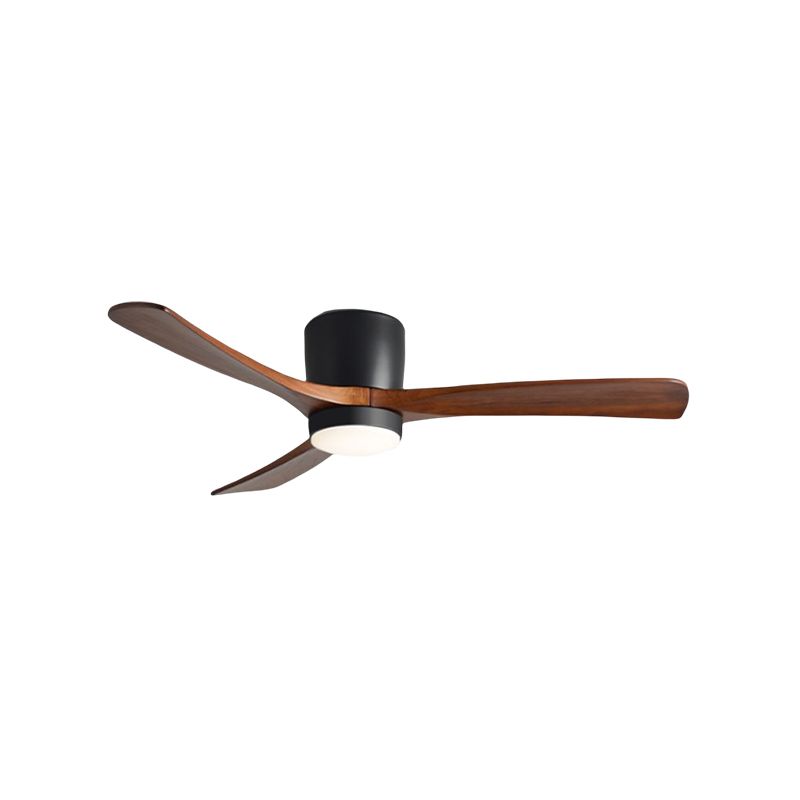 Low Profile Solid Wood Hugger Fan
