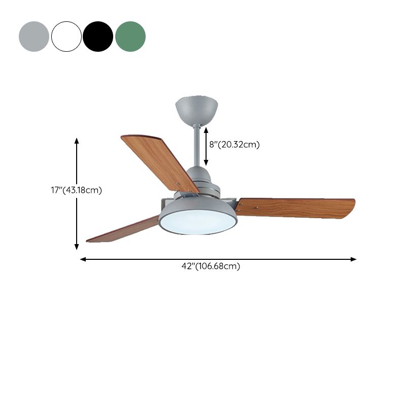Nordic 3-Blade Wood Fan with Remote