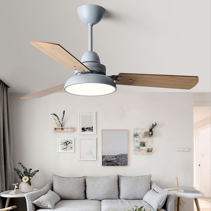 Nordic 3-Blade Wood Fan with Remote