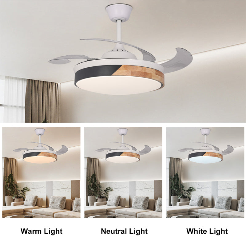 Nordic 42 inch Dimmable LED Ceiling Fan