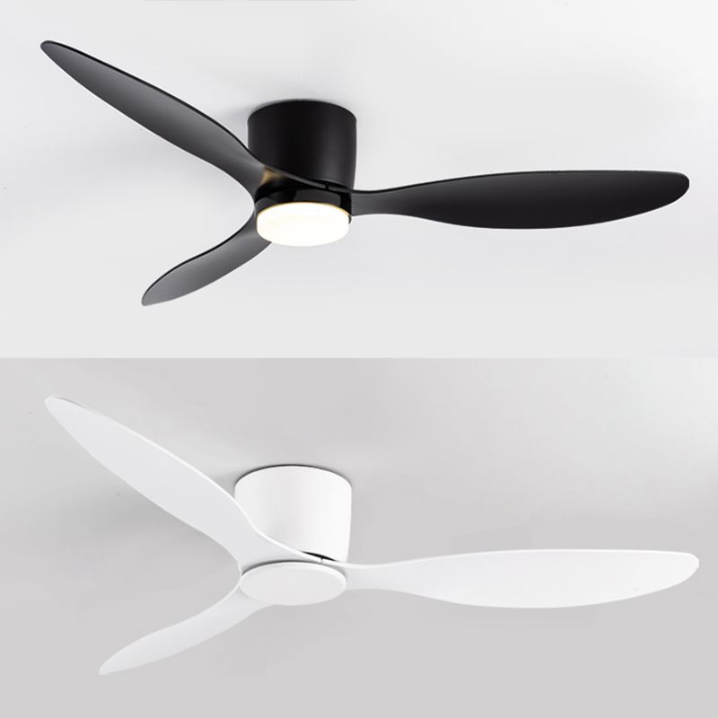 Cylinder Ceiling Fan with 3-Colour Light