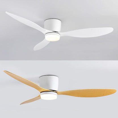 Cylinder Ceiling Fan with 3-Colour Light