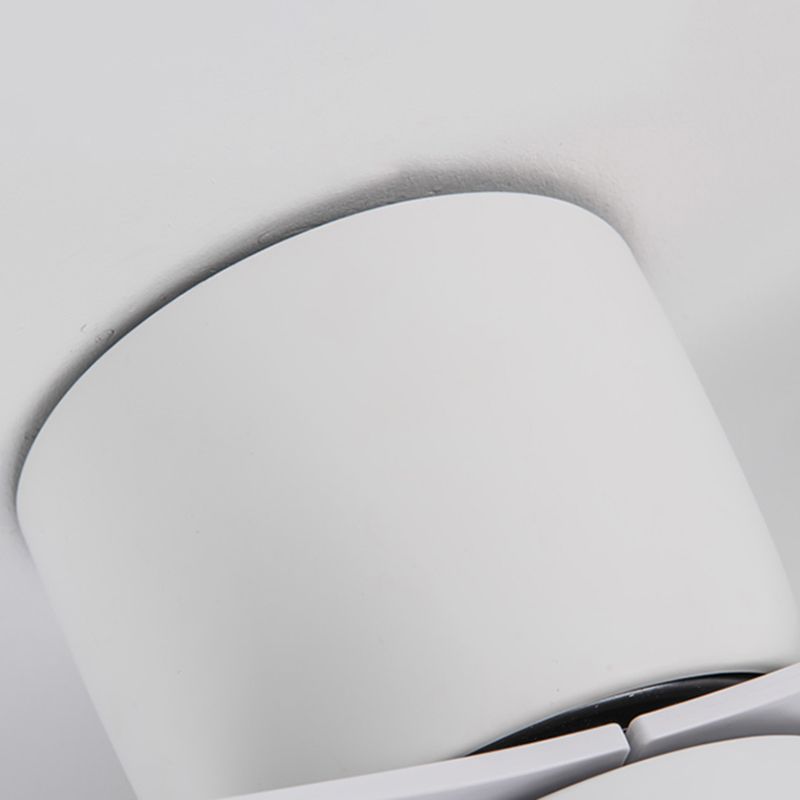 Cylinder Ceiling Fan with 3-Colour Light
