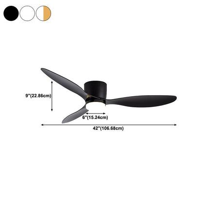 Cylinder Ceiling Fan with 3-Colour Light