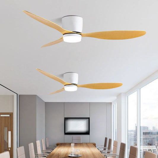 Cylinder Ceiling Fan with 3-Colour Light