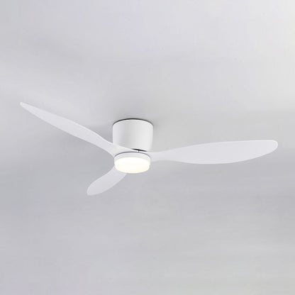 Cylinder Ceiling Fan with 3-Colour Light