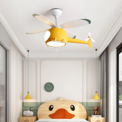 Helicopter Kids Ceiling Fan Light