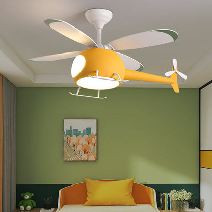 Helicopter Kids Ceiling Fan Light