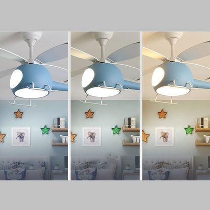 Helicopter Kids Ceiling Fan Light