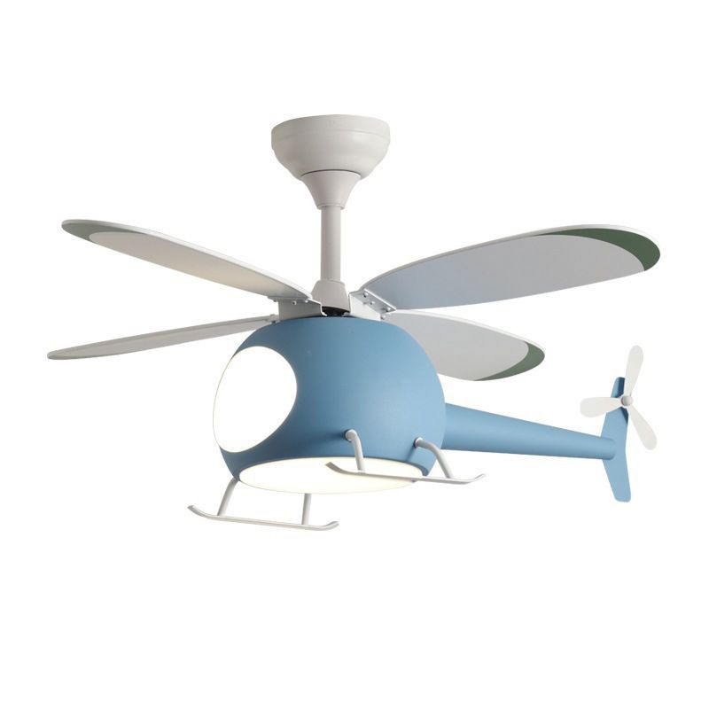 Helicopter Kids Ceiling Fan Light