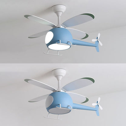 Helicopter Kids Ceiling Fan Light