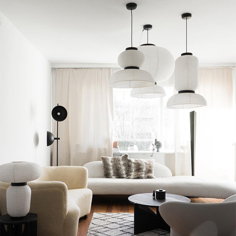 Rice Paper Lantern Pendant Light