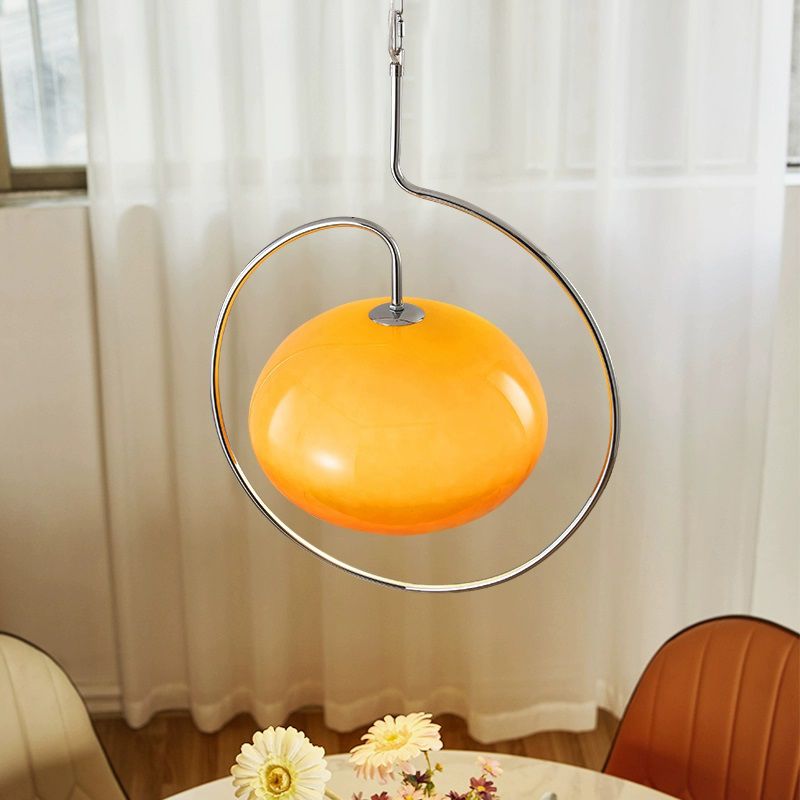 Yellow Aluminium Vintage Pendant