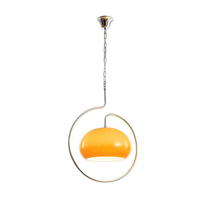 Yellow Aluminium Vintage Pendant