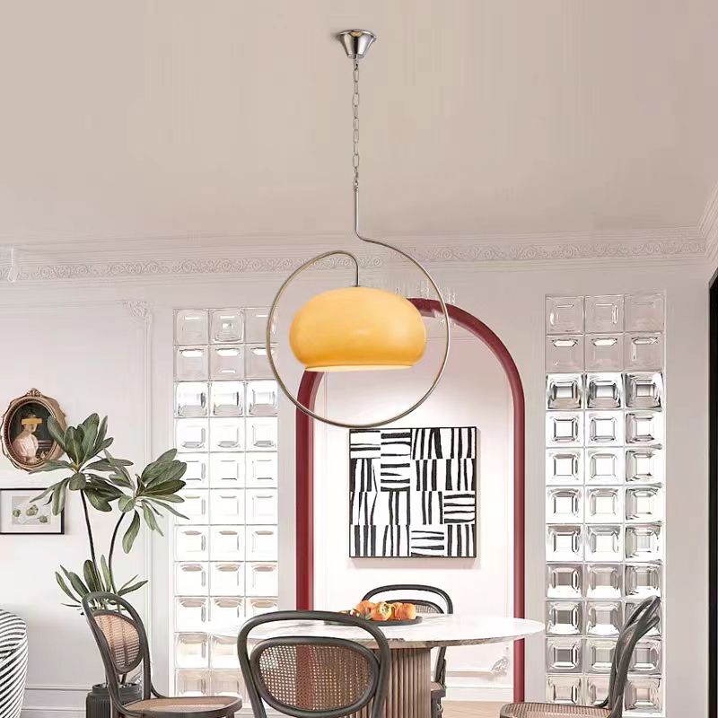 Yellow Aluminium Vintage Pendant