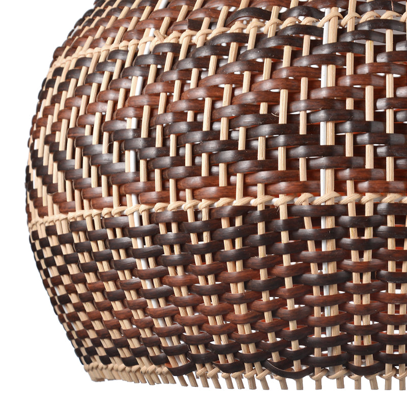 Vintage Rattan Kitchen Pendant Light
