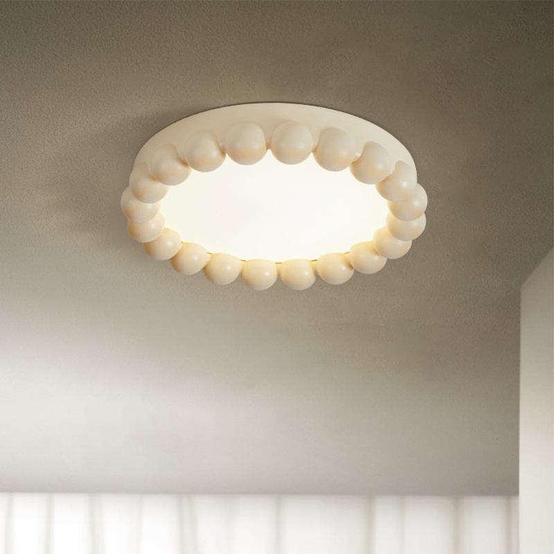 Resin Beads Flush Mount Ceiling Light