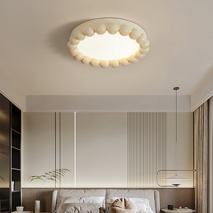 Resin Beads Flush Mount Ceiling Light