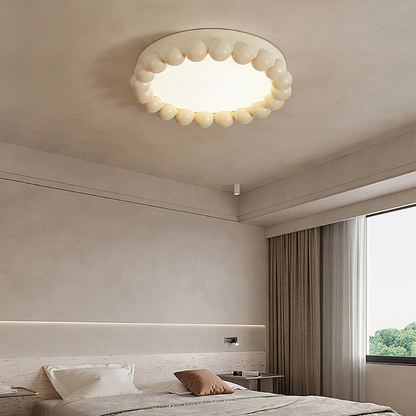 Resin Beads Flush Mount Ceiling Light