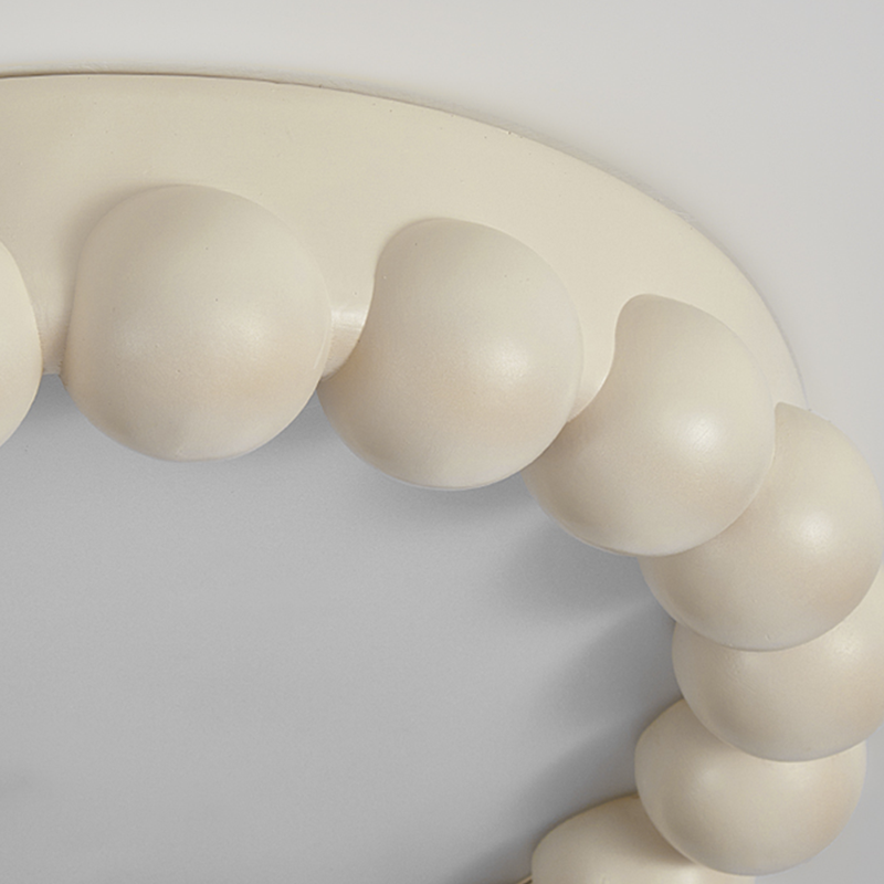 Resin Beads Flush Mount Ceiling Light