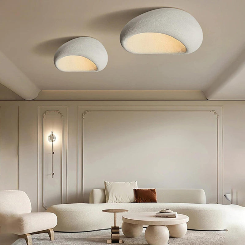 Spherical Cloud Flush Ceiling Light