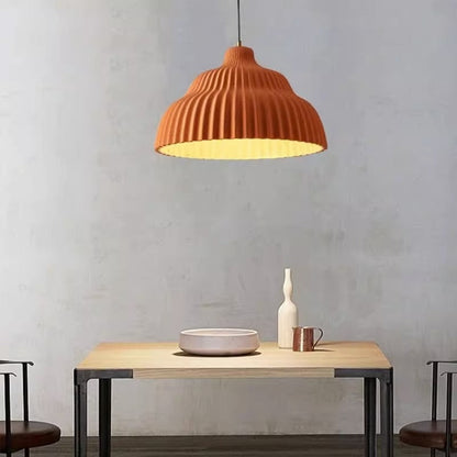 Vintage Industrial Resin Pendant Light