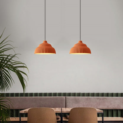 Vintage Industrial Resin Pendant Light