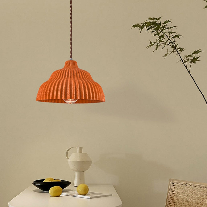 Vintage Industrial Resin Pendant Light
