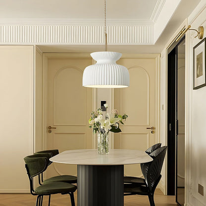 Wabi-Sabi Resin Dome Pendant Light