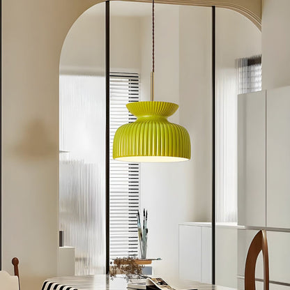 Wabi-Sabi Resin Dome Pendant Light