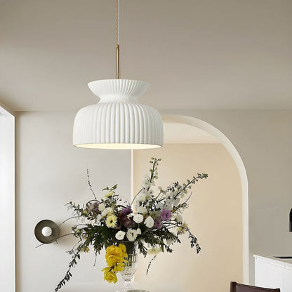 Wabi-Sabi Resin Dome Pendant Light